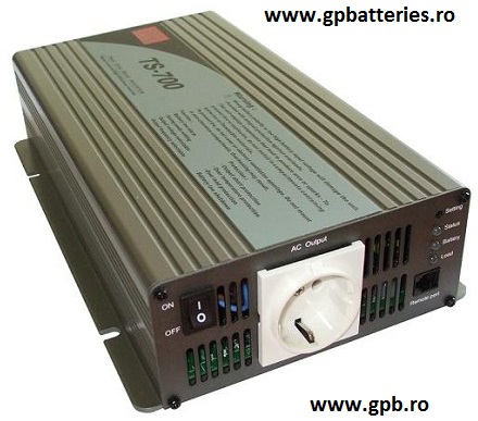 Convertor de la 12V la 220V Mean Well TS-700-212B
